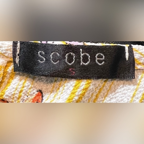 Scobe Floral Maxi Dress Yellow Size Small - Picture 4 of 5